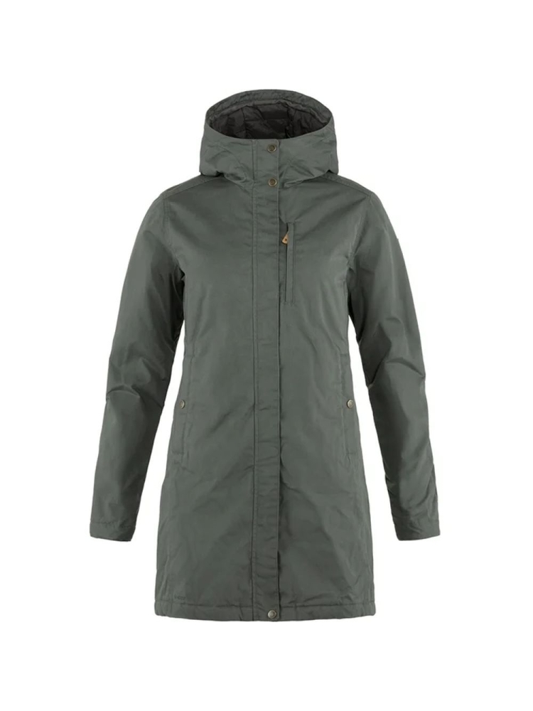 Fjällräven Kiruna Padded Parka Women's Basalt 89644-050 jassen online bestellen bij Kathmandu Outdoor & Travel