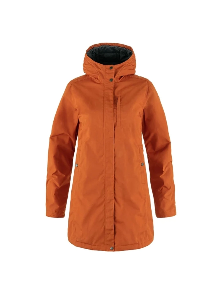 Fjällräven Kiruna Padded Parka Women's Terracotta Brown 89644-243 jassen online bestellen bij Kathmandu Outdoor & Travel