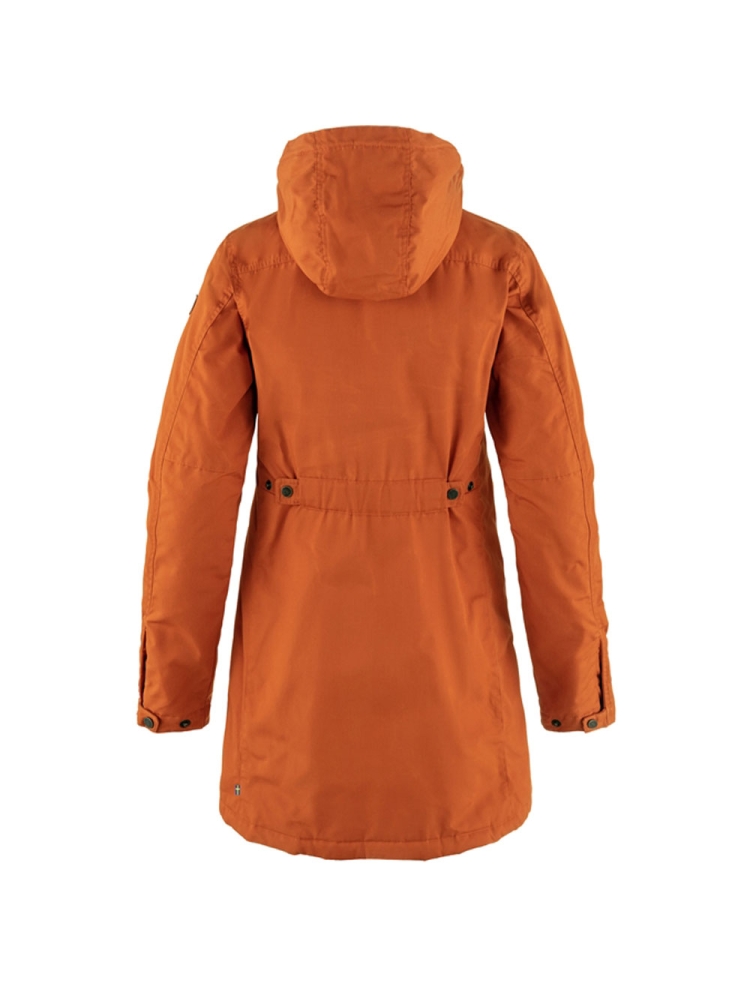 Fjällräven Kiruna Padded Parka Women's Terracotta Brown 89644-243 jassen online bestellen bij Kathmandu Outdoor & Travel
