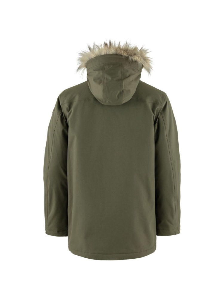 Fjällräven Nuuk Lite Parka Laurel Green 87158-625 jassen online bestellen bij Kathmandu Outdoor & Travel