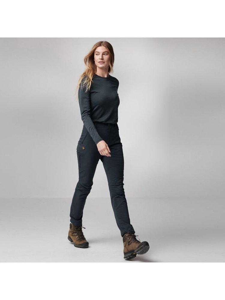 Fjällräven Abisko Winter Stretch Trousers Women's Black 87174-550 broeken online bestellen bij Kathmandu Outdoor & Travel