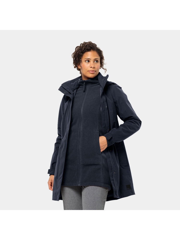 Jack Wolfskin Ottawa Coat Women's night blue 1107244-1010 jassen online bestellen bij Kathmandu Outdoor & Travel