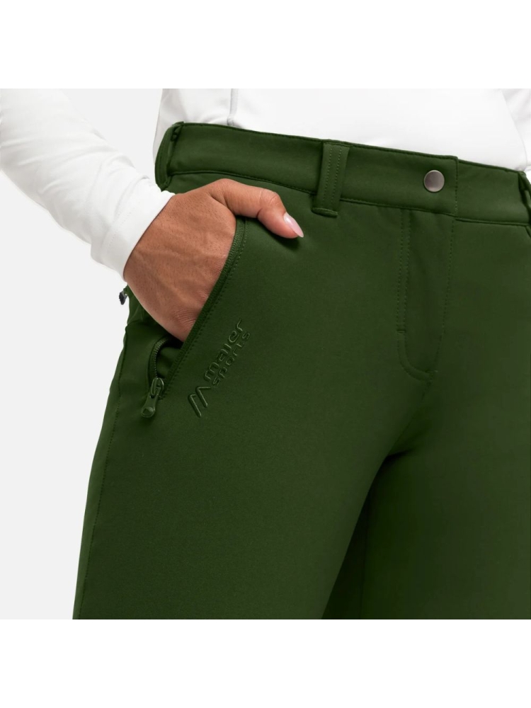 Maier Sports Helga Slim Winter Pants Women's Military Green 232024-298 broeken online bestellen bij Kathmandu Outdoor & Travel