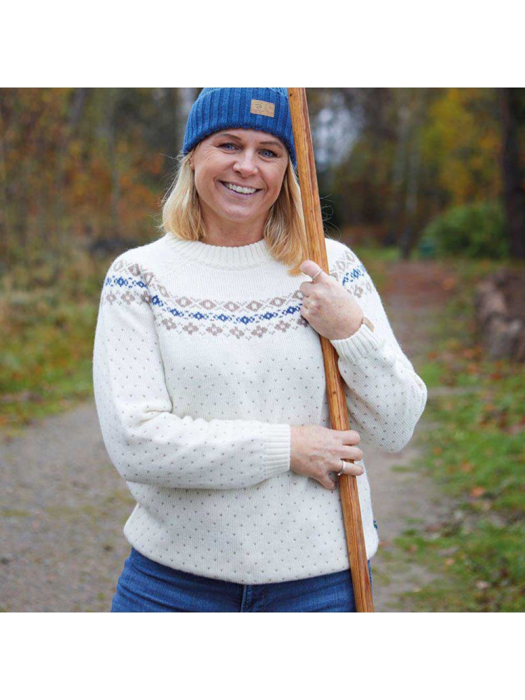 Ivanhoe Sire crew neck Women's Winter White 1100531-409 fleeces en truien online bestellen bij Kathmandu Outdoor & Travel