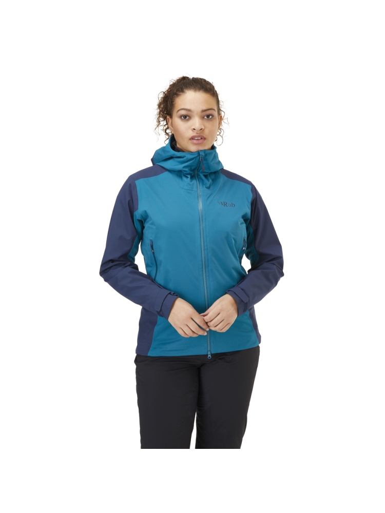 Rab Kinetic Alpine 2.0 Jacket Women's Blauw QWG-70-ULM jassen online bestellen bij Kathmandu Outdoor & Travel