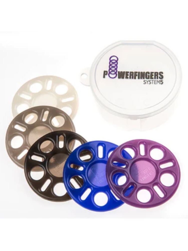 Powerfingers Powerfingers Multikleuren FingerTrainers pof, pofzakken en training online bestellen bij Kathmandu Outdoor & Travel