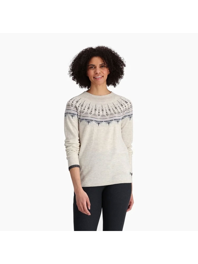 Royal Robbins Westlands Fairisle Crew Women's Sand Dollar Muir Pt 317027-176 fleeces en truien online bestellen bij Kathmandu Outdoor & Travel
