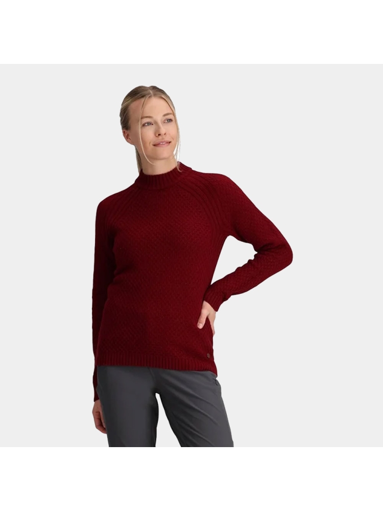 Royal Robbins Westlands Mock Neck Women's Syrah 617024-436 fleeces en truien online bestellen bij Kathmandu Outdoor & Travel