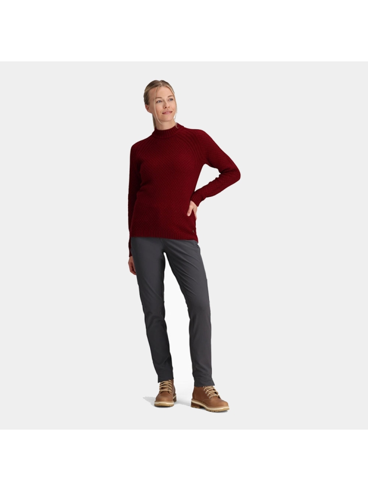 Royal Robbins Westlands Mock Neck Women's Syrah 617024-436 fleeces en truien online bestellen bij Kathmandu Outdoor & Travel