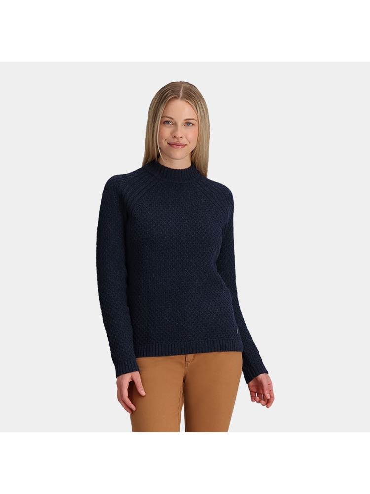 Royal Robbins Westlands Mock Neck Women's Deep Blue 617024-722 fleeces en truien online bestellen bij Kathmandu Outdoor & Travel