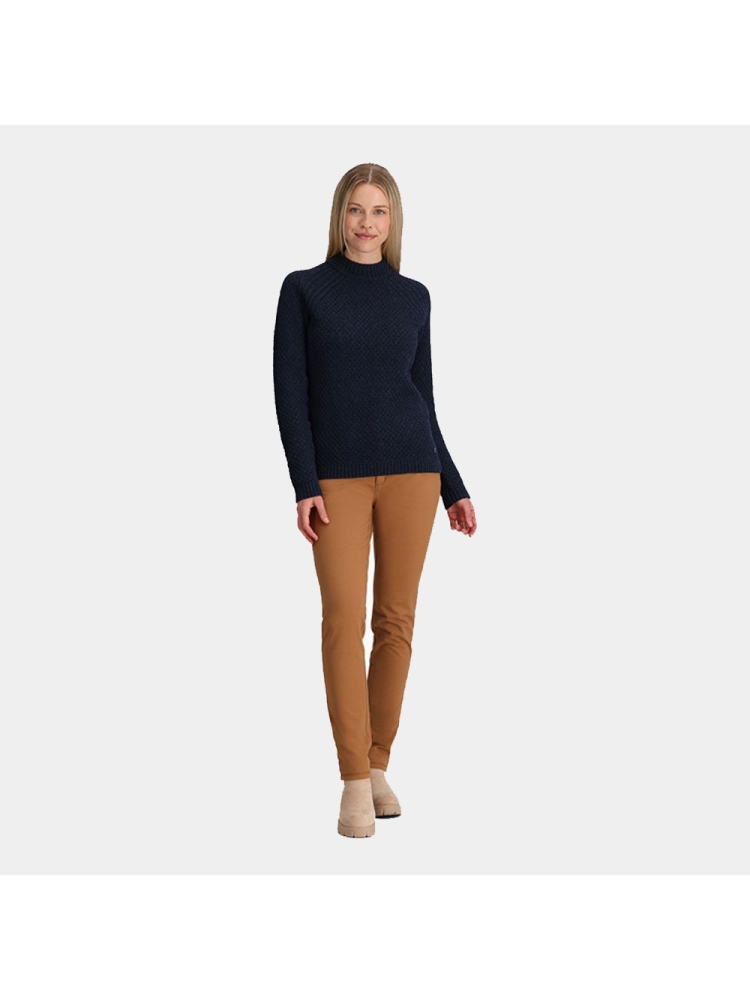 Royal Robbins Westlands Mock Neck Women's Deep Blue 617024-722 fleeces en truien online bestellen bij Kathmandu Outdoor & Travel