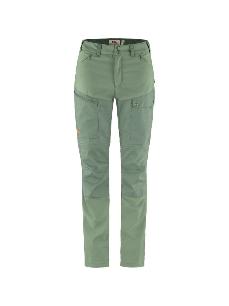 Fjällräven Abisko Midsummer Zip Off Trousers Women's Jade Green-Patina Green 89834-613-614 broeken online bestellen bij Kathmandu Outdoor & Travel