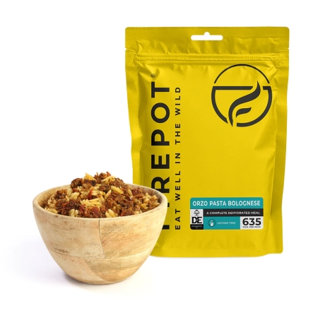 Firepot  Orzo Pasta Bolognese Regular Geel