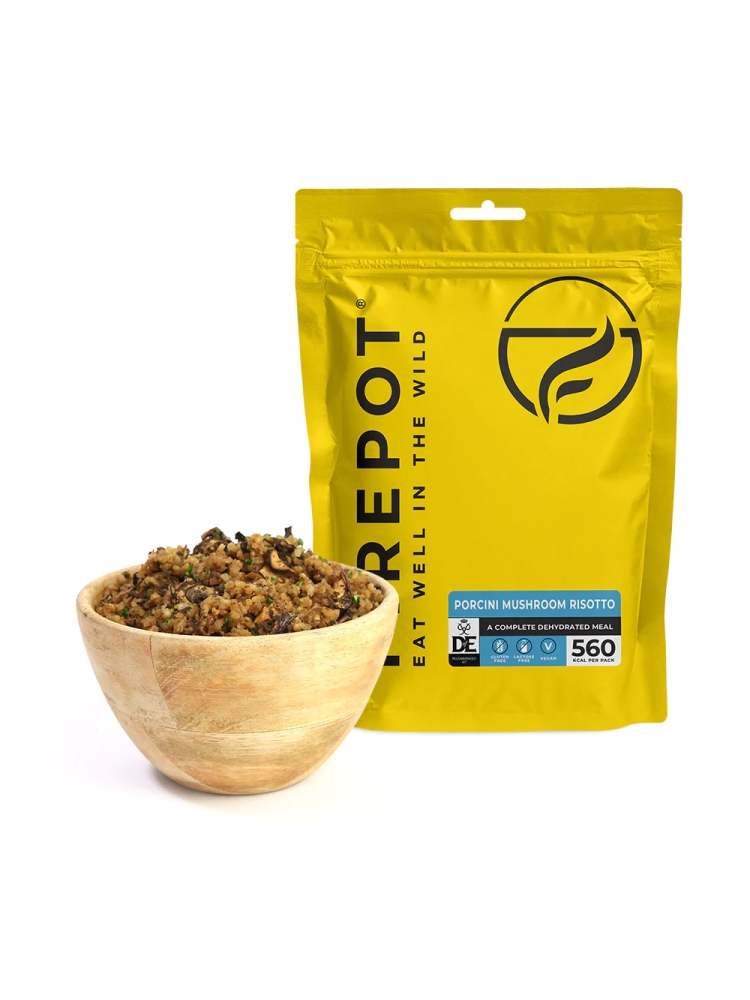 Firepot Porcini Mushroom Risotto Regular Geel FPVEGAN:08GVL:Regula maaltijden en voedsel online bestellen bij Kathmandu Outdoor & Travel