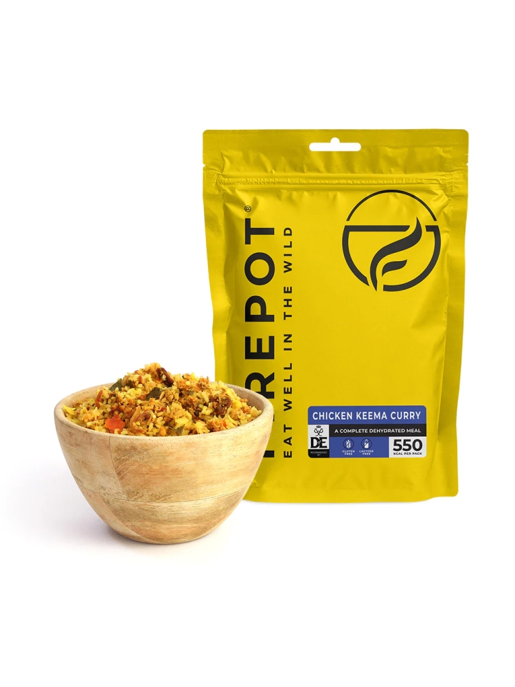 Firepot Chicken Keema Curry Regular Geel FPMEAT:13GOL:Regular maaltijden en voedsel online bestellen bij Kathmandu Outdoor & Travel