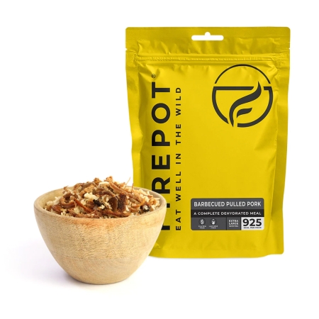 Firepot  Barbecued Pulled Pork Extra Large Geel