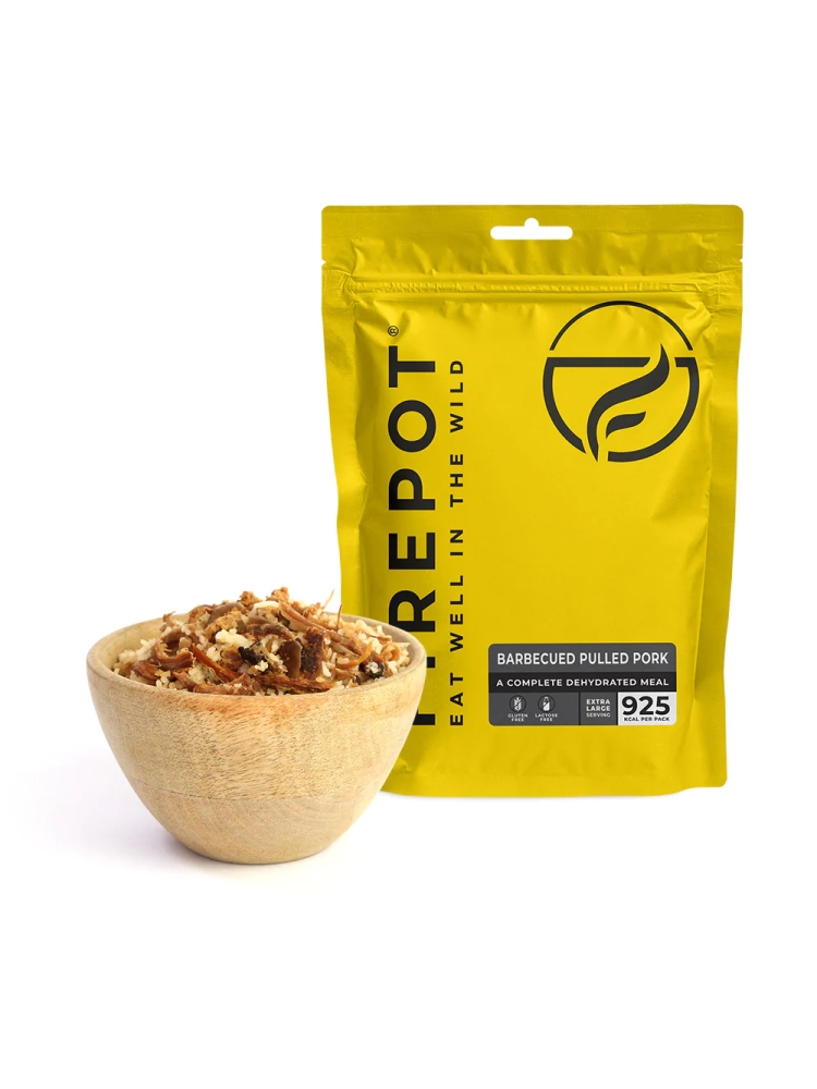 Firepot Barbecued Pulled Pork Extra Large Geel FPMEATXL:14GOL:Extra maaltijden en voedsel online bestellen bij Kathmandu Outdoor & Travel