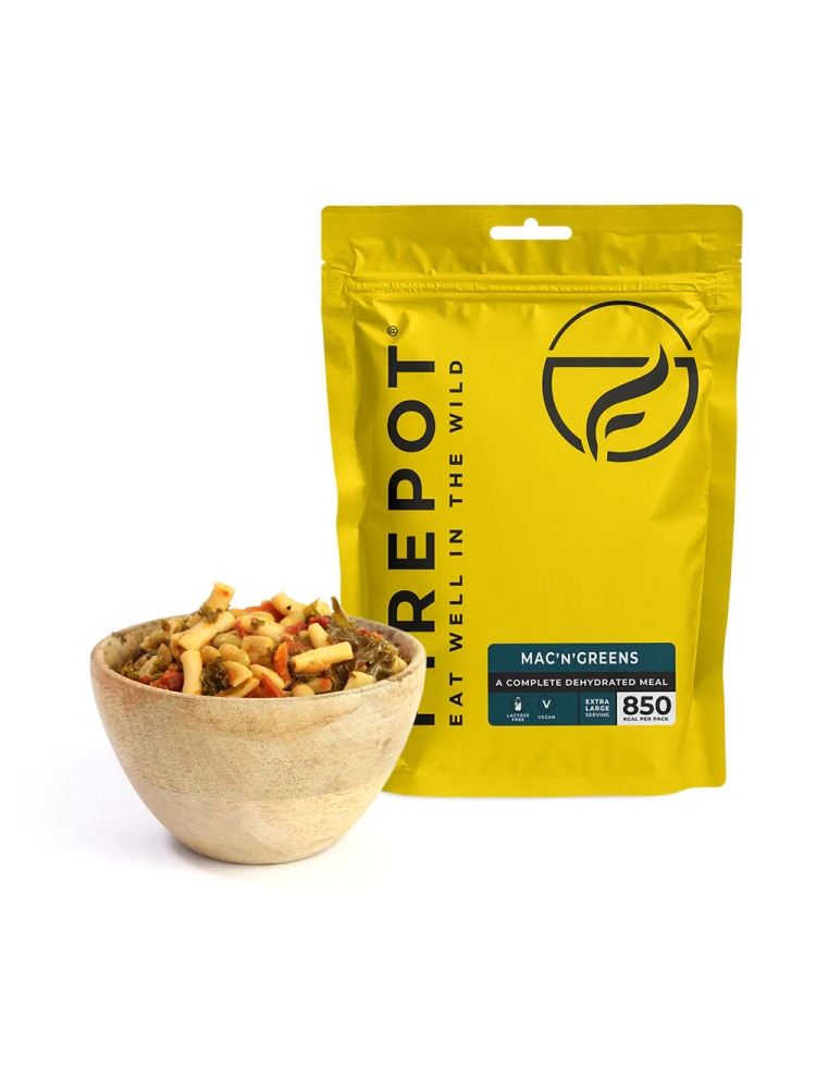 Firepot Mac'n'Greens Extra Large Geel FPVEGANXL:16OVL:Extr maaltijden en voedsel online bestellen bij Kathmandu Outdoor & Travel