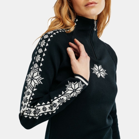 Dale  Geilo Sweater Women's Black Offwhite