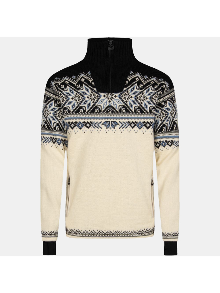 Dale Vail Weatherproof Masc Sweater Offwhite Smoke Navy Blue 93981-A fleeces en truien online bestellen bij Kathmandu Outdoor & Travel