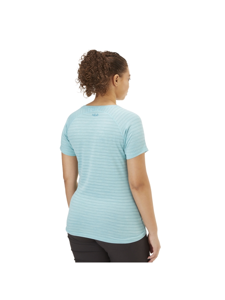 Rab Wisp Tee Women's Meltwater Marl QBL-12-MEL shirts en tops online bestellen bij Kathmandu Outdoor & Travel