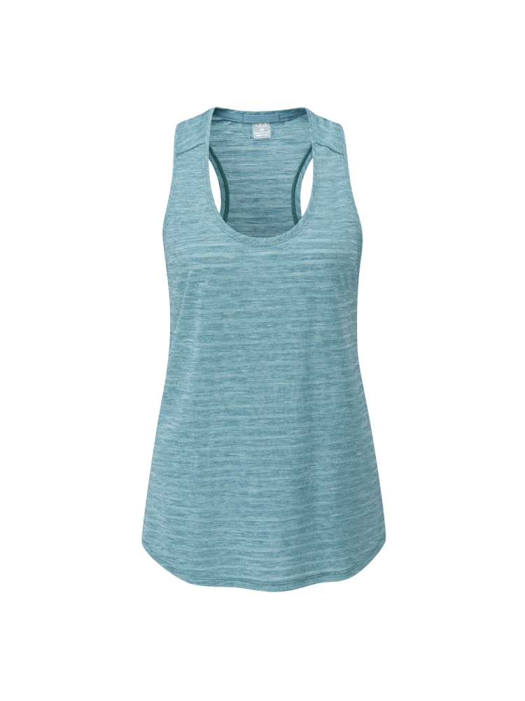 Rab Wisp Vest Women's Meltwater Marl QBL-13-MEL shirts en tops online bestellen bij Kathmandu Outdoor & Travel