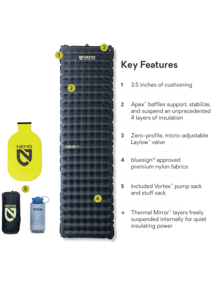 Nemo Tensor Extreme Conditions Regular   8116.66035028 slaapmatjes online bestellen bij Kathmandu Outdoor & Travel