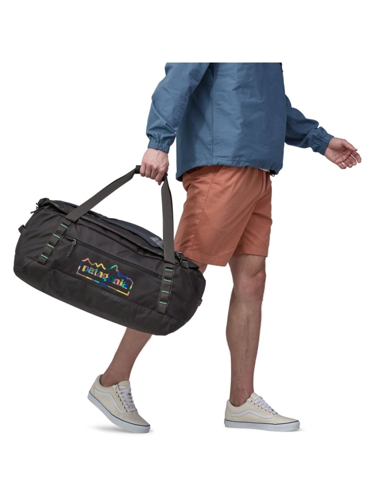 Patagonia Black Hole Duffel 55L Unity Fitz: Ink Black 49343-UFIB duffels online bestellen bij Kathmandu Outdoor & Travel