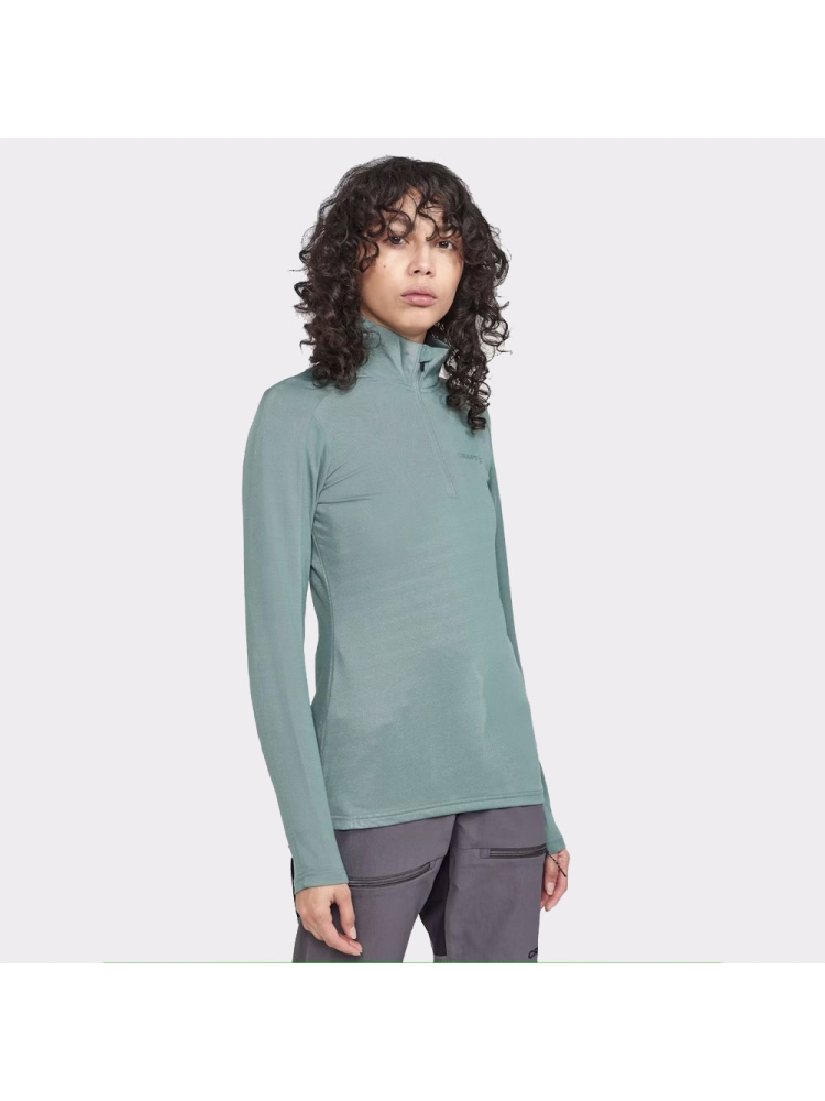 Craft Core Gain Midlayer Women's Thyme 1909497-626000 shirts en tops online bestellen bij Kathmandu Outdoor & Travel