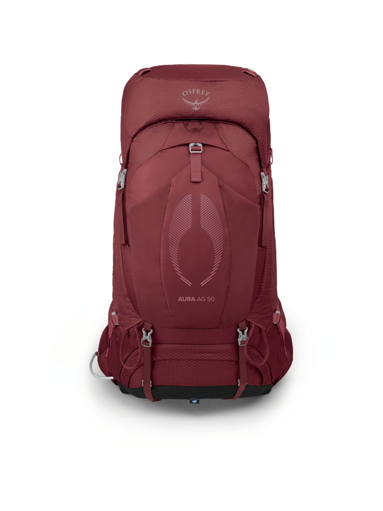 Osprey Osprey Aura AG 50 Women's XS/S 10004015 dagrugzakken Osprey Aura AG 50 Women's XS/S Berry Sorbet Red 10004015 dagrugzakken online bestellen bij Kathmandu Outdoor & Travel