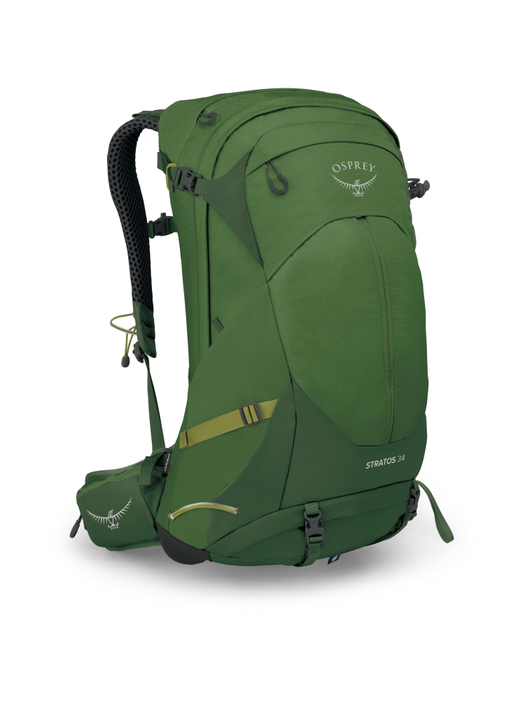 Osprey Osprey Stratos 34 10005793 dagrugzakken Osprey Stratos 34 Seaweed/Matcha Green 10005793 dagrugzakken online bestellen bij Kathmandu Outdoor & Travel