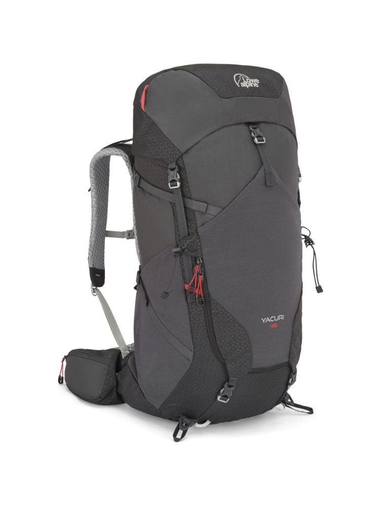 Lowe Alpine Yacuri 48 Anthracite/Graphene FMQ-56-AGR dagrugzakken online bestellen bij Kathmandu Outdoor & Travel