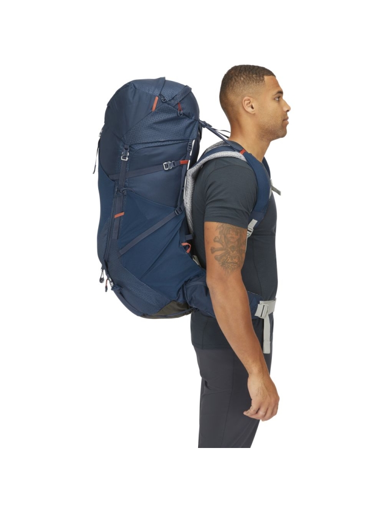 Lowe Alpine Yacuri 65 Tempest Blue FMQ-58-TMB trekkingrugzakken online bestellen bij Kathmandu Outdoor & Travel