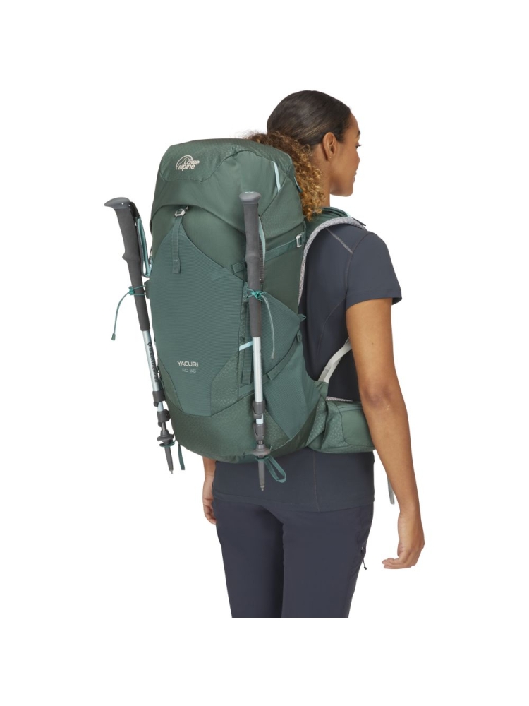 Lowe Alpine Yacuri ND38 Green Slate FMQ-63-GNS-SMD dagrugzakken online bestellen bij Kathmandu Outdoor & Travel
