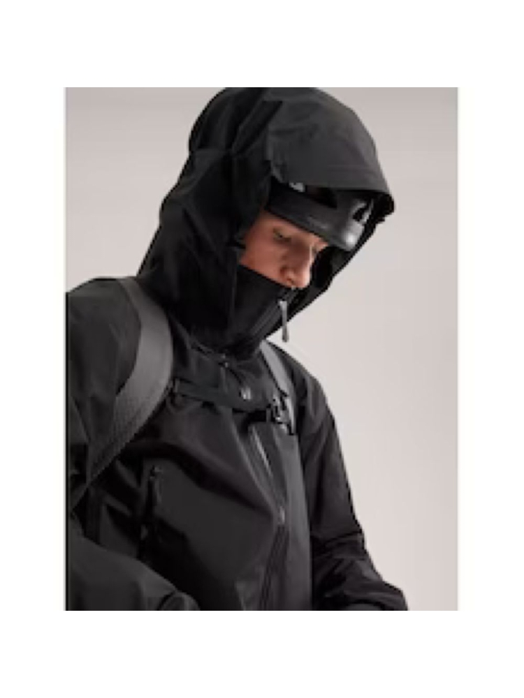 Arc'teryx Beta AR Jacket Black 7082-Black jassen online bestellen bij Kathmandu Outdoor & Travel