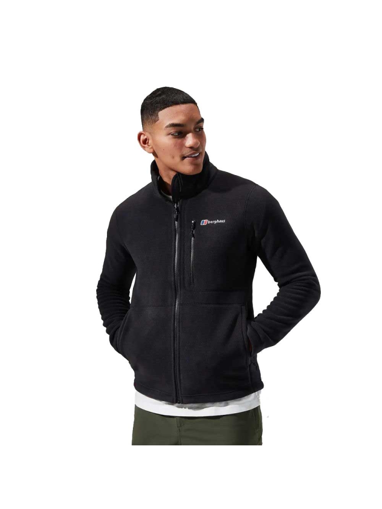 Berghaus Activity Fleece Jacket Black/black 4-22250-BP6 fleeces en truien online bestellen bij Kathmandu Outdoor & Travel