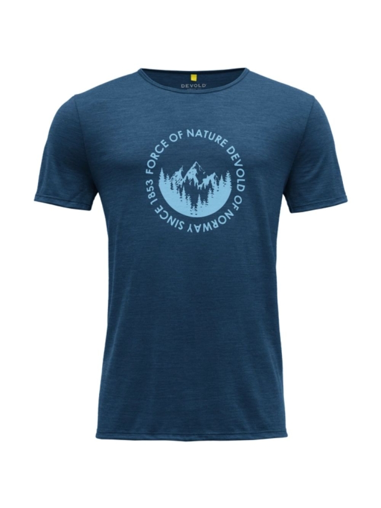 Devold Leira Merino 130 Tee Skidiver Dark GO 293 280 O-291A shirts en tops online bestellen bij Kathmandu Outdoor & Travel