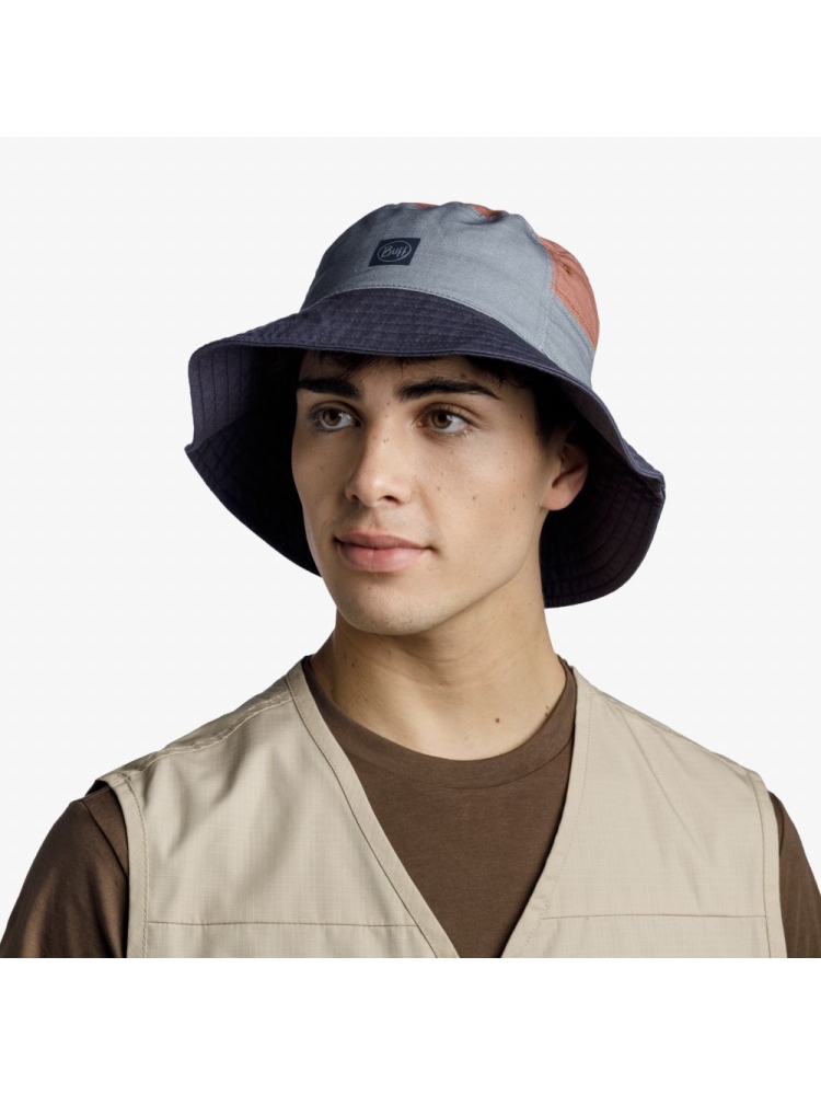 Buff BUFF® Sun Bucket Hat Hak Steel 125445.909.30.00 kleding accessoires online bestellen bij Kathmandu Outdoor & Travel
