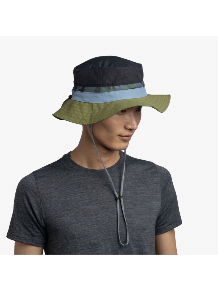 Buff BUFF® Explore Booney Hat  Enob Forest 133571.809.20.00 kleding accessoires online bestellen bij Kathmandu Outdoor & Travel