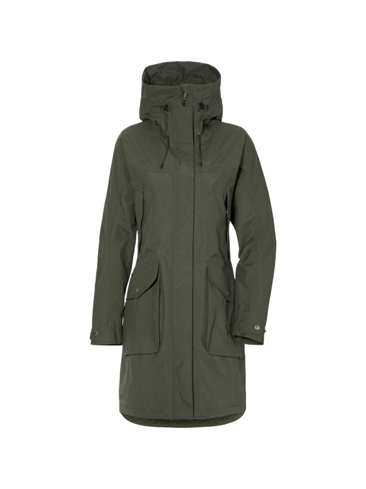 Didriksons Thelma Parka 10 Women's Deep Green 504812-300 jassen online bestellen bij Kathmandu Outdoor & Travel