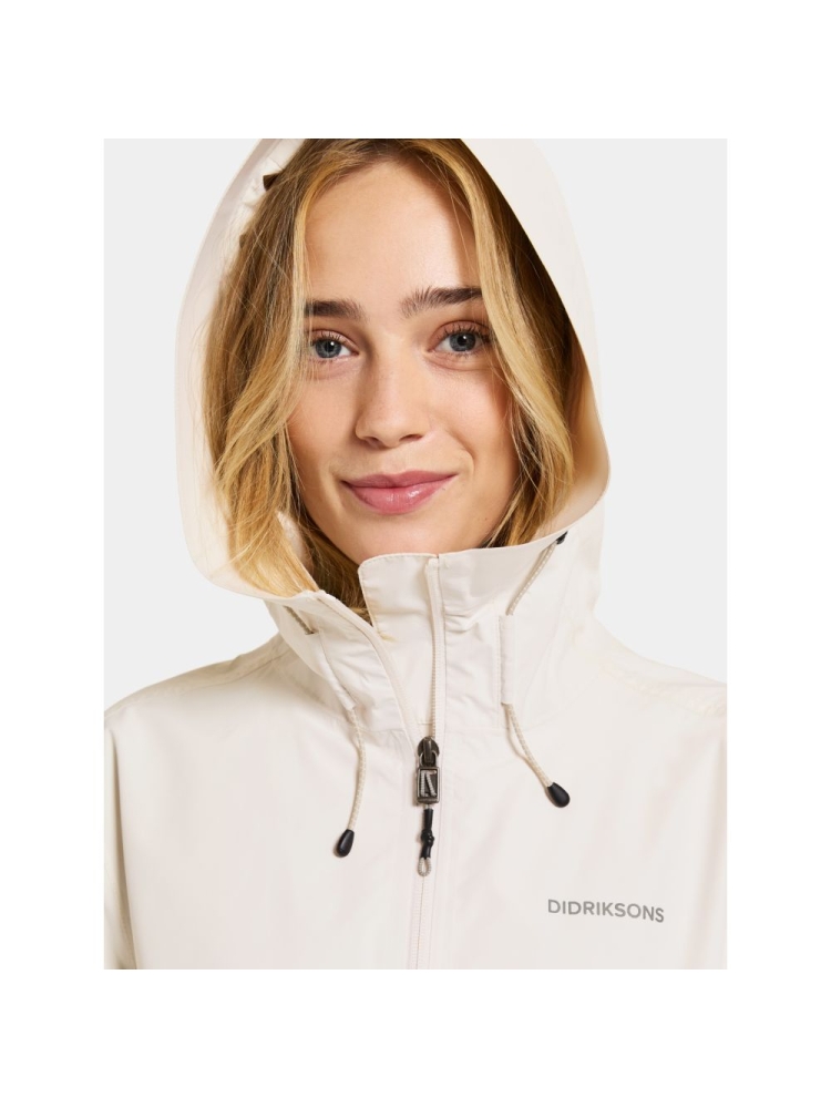 Didriksons Tilde Jacket 4 Women's White Foam 505244-600 jassen online bestellen bij Kathmandu Outdoor & Travel
