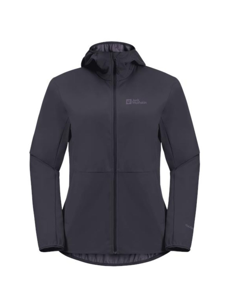 Jack Wolfskin Feldberg Hoody Women's graphite 1306863-1388 jassen online bestellen bij Kathmandu Outdoor & Travel