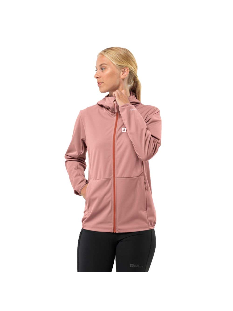 Jack Wolfskin Feldberg Hoody Women's rose dawn 1306863-2919 jassen online bestellen bij Kathmandu Outdoor & Travel