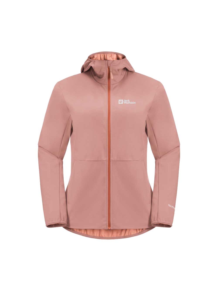 Jack Wolfskin Feldberg Hoody Women's rose dawn 1306863-2919 jassen online bestellen bij Kathmandu Outdoor & Travel