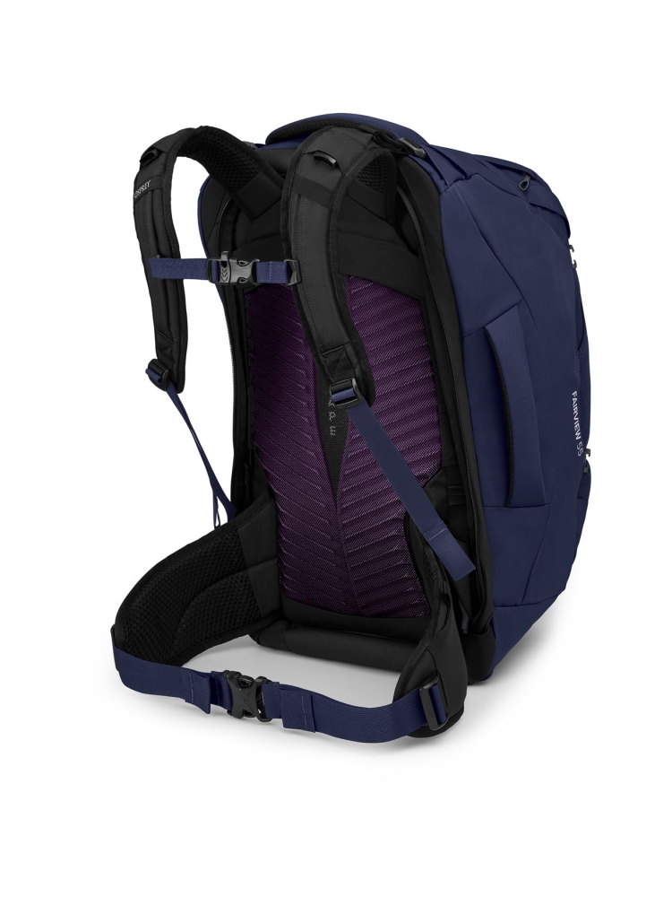 Osprey Fairview 55 Women's Winter Night Blue 10003689 reistassen online bestellen bij Kathmandu Outdoor & Travel