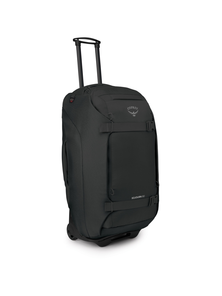 Osprey Sojourn 80 Black 10005391 rolkoffers online bestellen bij Kathmandu Outdoor & Travel