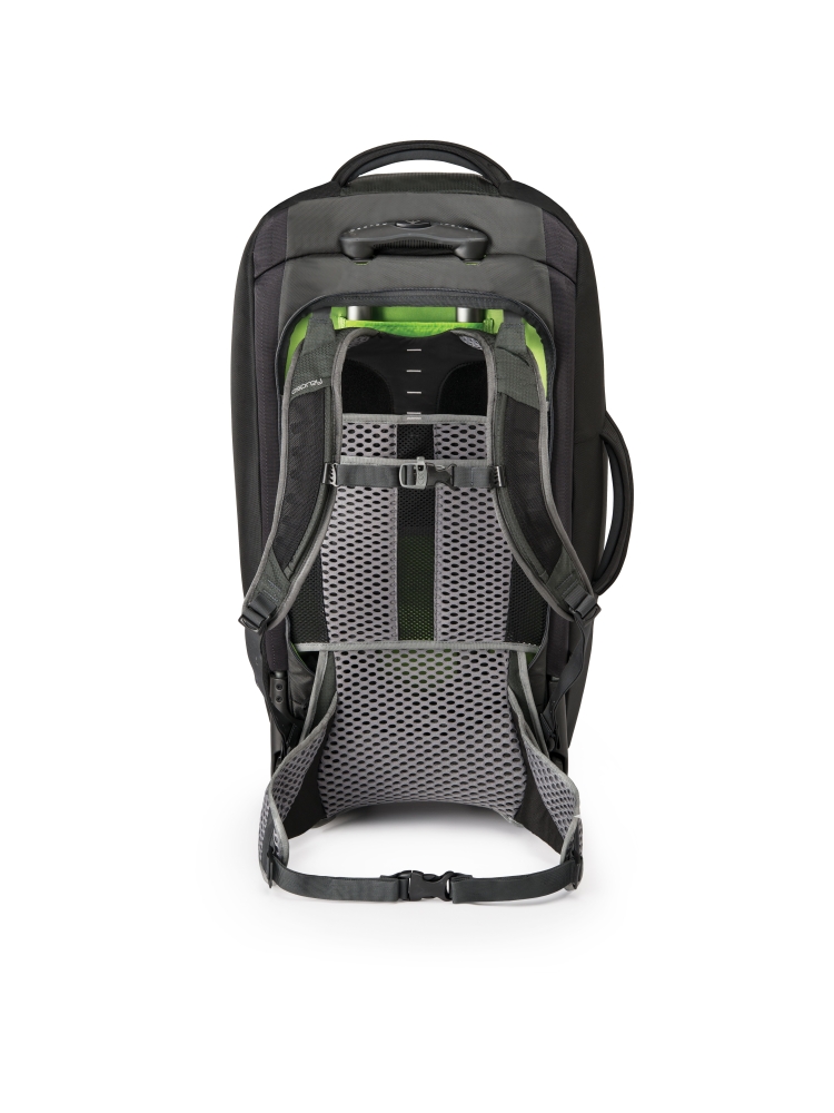 Osprey Sojourn 80 Black 10005391 rolkoffers online bestellen bij Kathmandu Outdoor & Travel