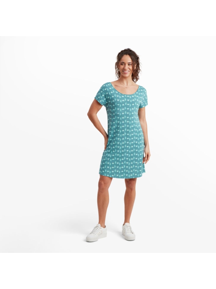 Sherpa Adventure Gear Padma Tie Back Dress Women's Nepal Star Hydra SW24042-879 jurken en rokken online bestellen bij Kathmandu Outdoor & Travel