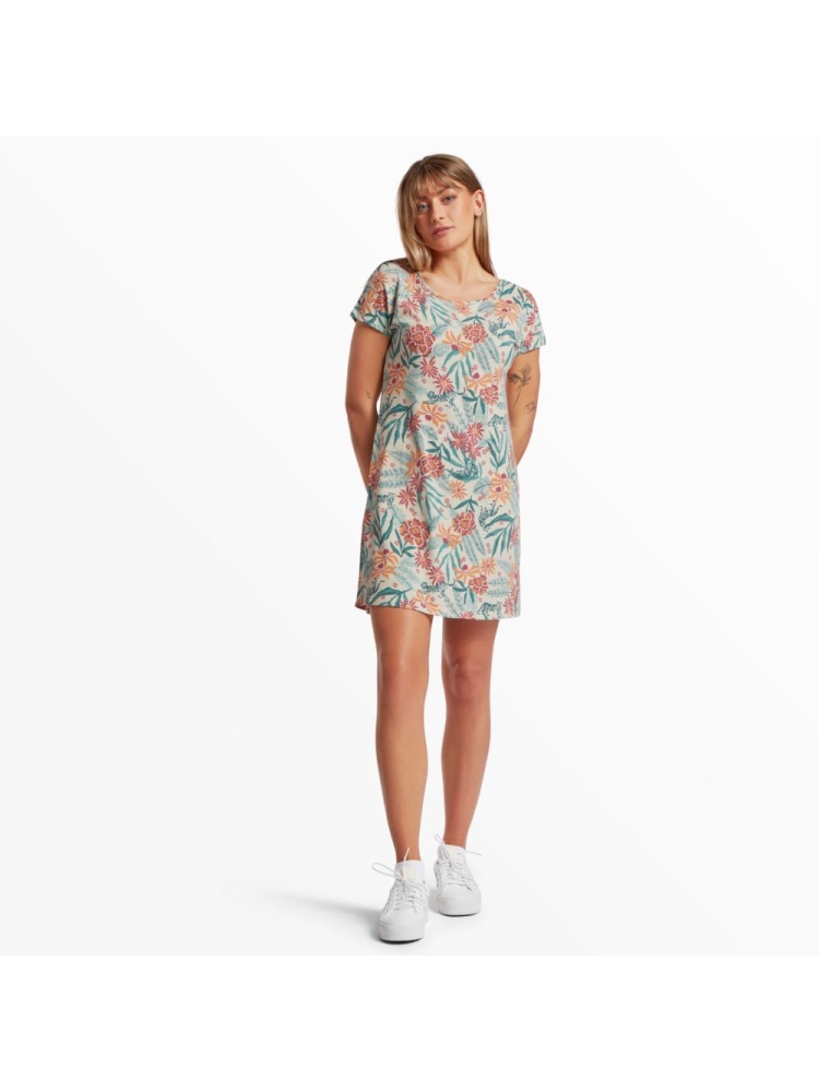 Sherpa Adventure Gear Padma Tie Back Dress Women's Peetho Tiger Floral SW24042-234 jurken en rokken online bestellen bij Kathmandu Outdoor & Travel