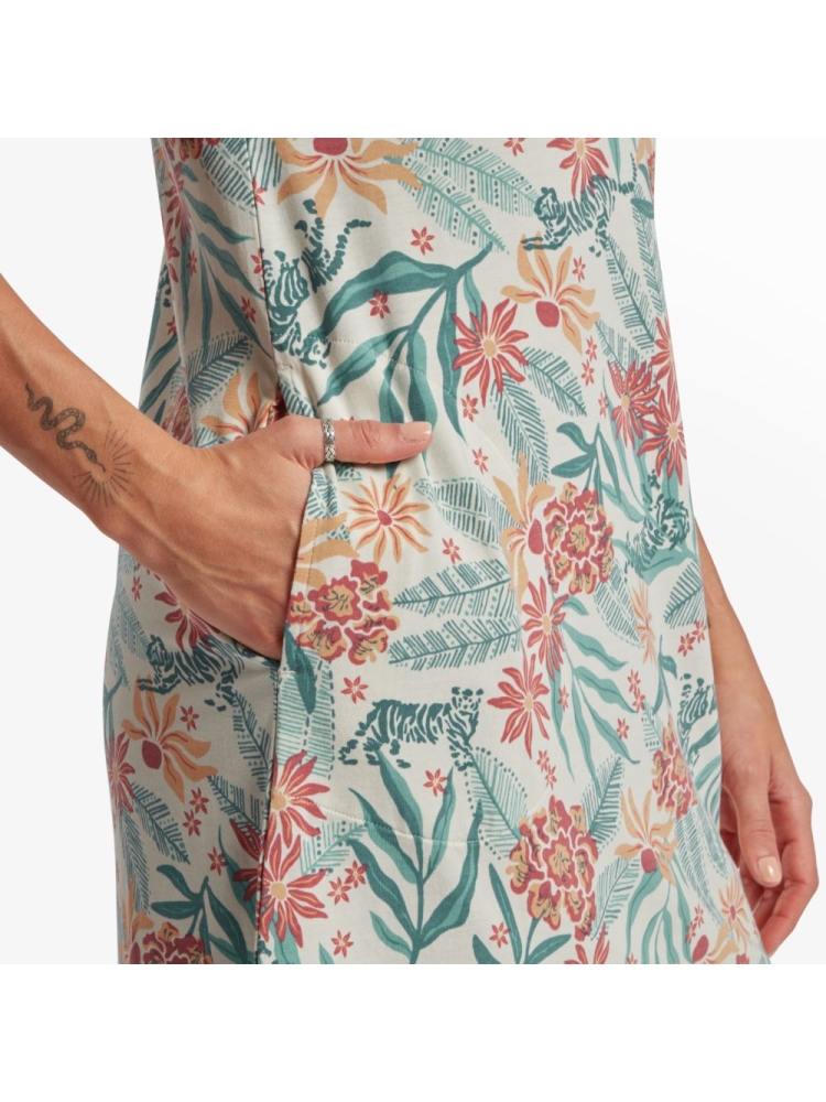 Sherpa Adventure Gear Padma Tie Back Dress Women's Peetho Tiger Floral SW24042-234 jurken en rokken online bestellen bij Kathmandu Outdoor & Travel